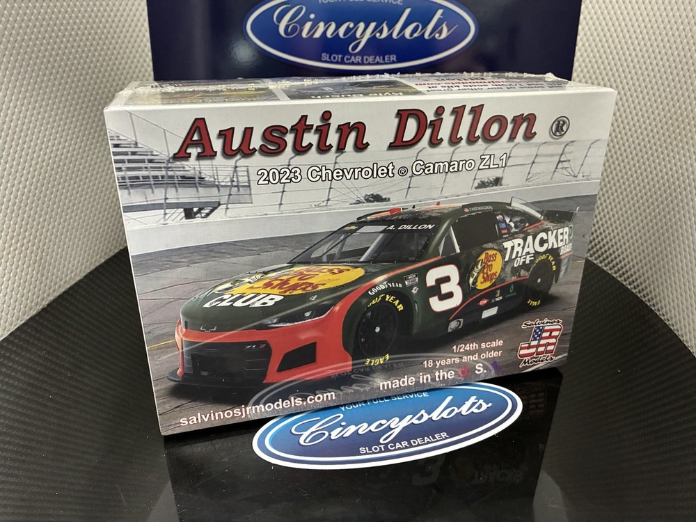 Salvinos JR Models “Bass Pro Shops” Austin Dillon 2023 Camaro ZL1 1/24 Car Kit