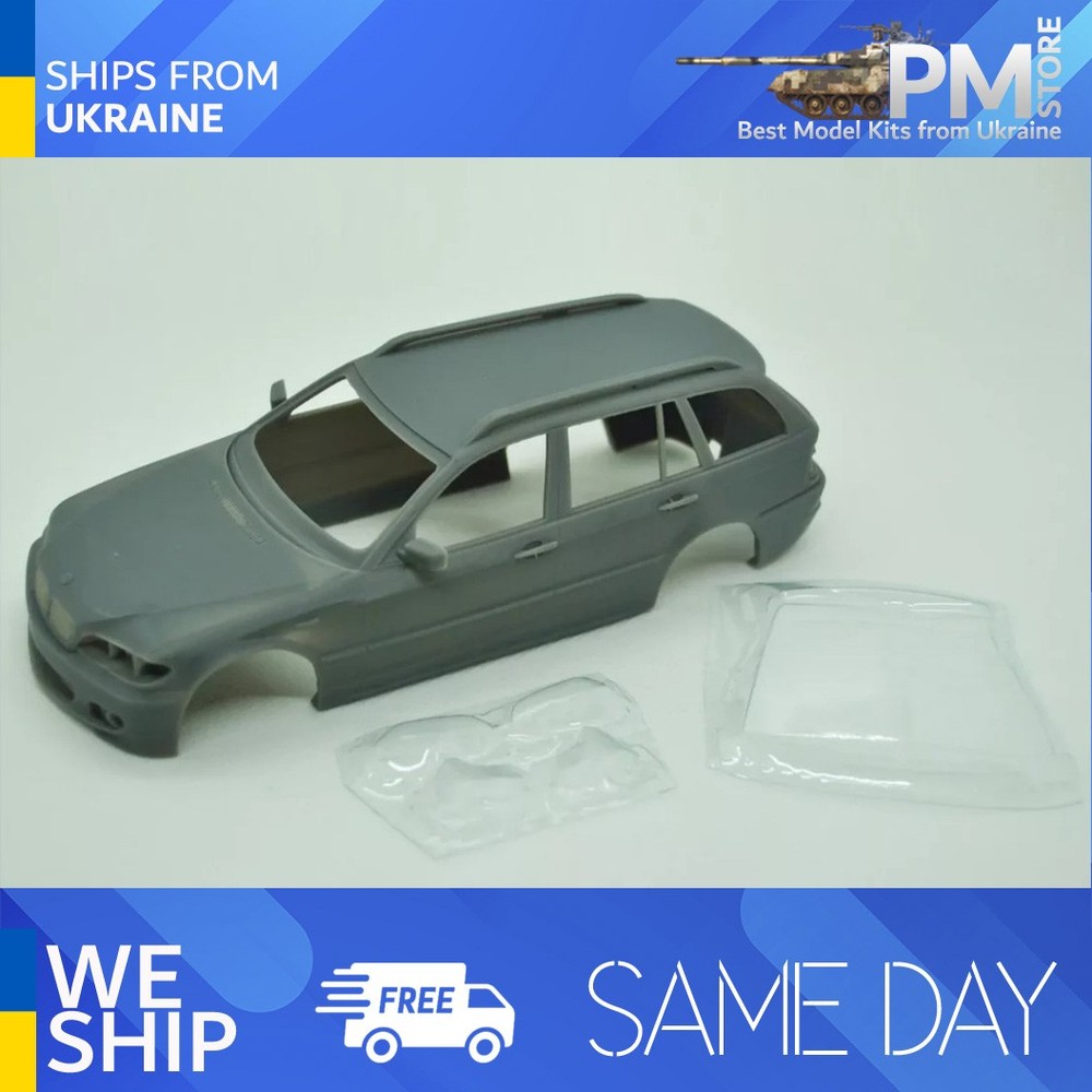DiOlex DP24026 1/24 3D print resin body transkit BMW E46 Touring for NuNu