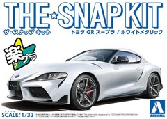 AOSHIMA 1/32 the snap kit series TOYOTA GR SUPRA white metallic