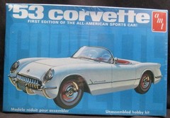 AMT ’53 CORVETTE FIRST EDITION AMERICAN SPORTS CAR 1:25 SCALE NIB Sealed