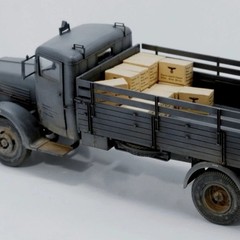 1/35Diorama Military-themed Food Supply Crate Model Armoured Vehicle Accessories