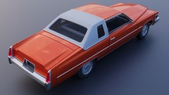 ABS-LIKE RESIN 3D PRINTED 1/25 1977 CADILLAC COUPE DEVILLE KIT