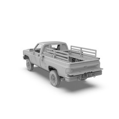 Ak Interactive 1/35 CHEVY PICK UP TRUCK M1008 Troop Carrier Model Kit #AK35030