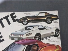 Vintage MPC 1/25 1975 CORVETTE COUPE CUSTOMIZING 1-7505 FACTORY SEALED 70s MINTY