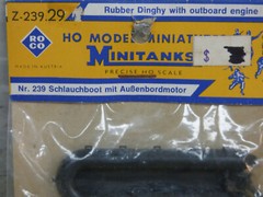 Roco Minitanks (NEW) 1/87 Z-239 WWII US Rubber Dingy Accessory Set Lot # 374Y