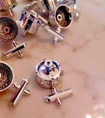 16 pc BLEM BAD Hoppin Hydros 1/24 scale ROLLERZ CHROME Rims Model Car LOWRIDER