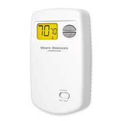White-Rodgers 70 Series Classic, Non-Programmable, Heat Only (1H/0C) Vertical Th