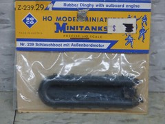 Roco Minitanks (NEW) 1/87 Z-239 WWII US Rubber Dingy Accessory Set Lot # 374Y