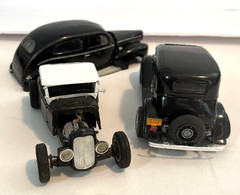 Model Cars Junkyard. Lot of 3. Hot Rod.