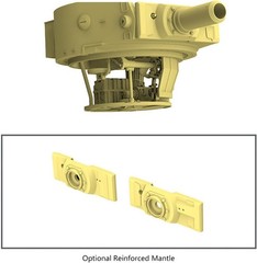 GermanArmy Tiger Early Production Full Interior Kursk Tank Model kit TKOUSNO-006