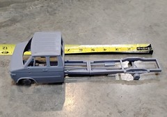 3d Printed 1/25 70’s-80’s Chevy Custom Van Chassis Cab Dually