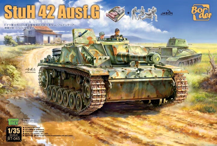 1/35 Border Model #BT045 StuH 42 Ausf.G Early With Full Interior