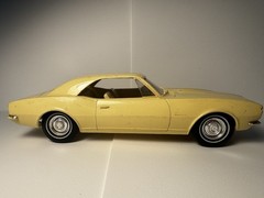 1967 Chevy Camaro Pale Yellow Coupe hardtop