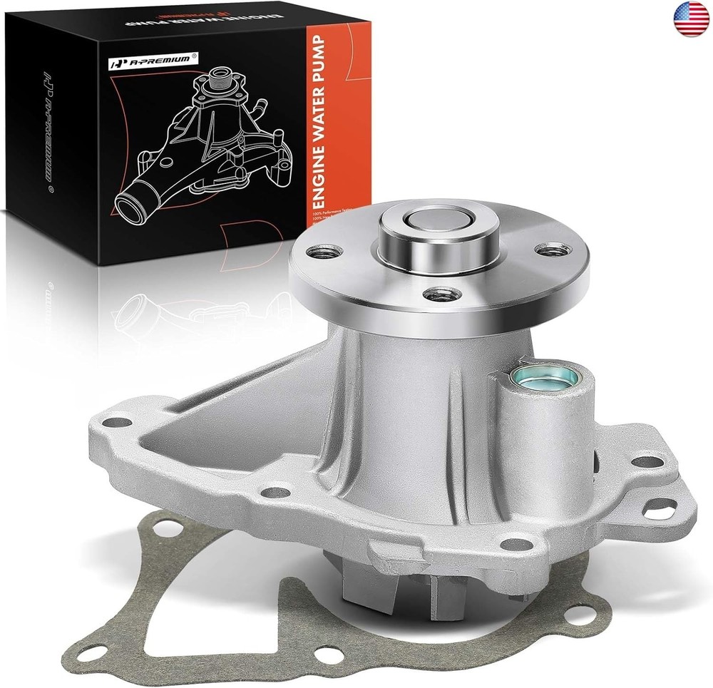 A-Premium Engine Water Pump w/Gasket Compatible with Toyota, Lexus, Pontiac