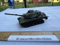 Vintage Plastic Model Built M60A1 Patton Tank US Army Toy Display Model