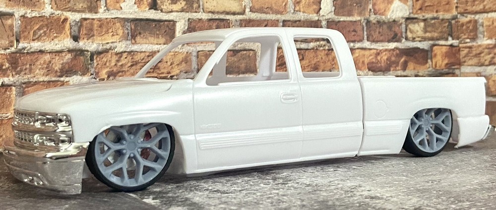 1/24 Resin: 26 Scale-Inch “Chevy Silverado Snowflake” Model Car Wheels/Tires