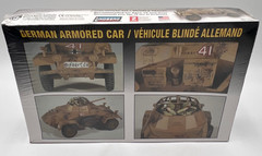 Lindberg Sd.Kfz. 222 German Armored Car 1/35 WWII Military Model Kit No. 76006