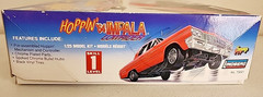 Lindberg Snap Fit Hoppin’ ’64 Impala Lowrider Kit # 73021 Open No Power see des