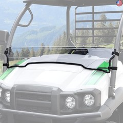 SAUTVS Clear Front Half Windshield for Kawasaki Mule SX 2017+, Lightly
