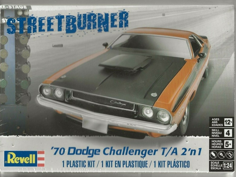 Revell STREETBURNER 1970 ’70 Dodge Challenger T/A in 1/24 85- 2596 ST (104)