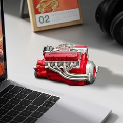 V8 Combustion Engine Motor Engineering Model Toy Internal DIY Hobby AIA