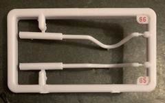29 Model A Roadster REAR EXHAUST #65,66 B 150 1653 Revell 4463 Model Car Parts