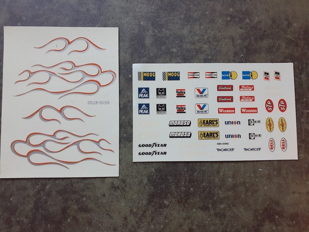 AMT Water Slide 1:25 1934 Ford Decals