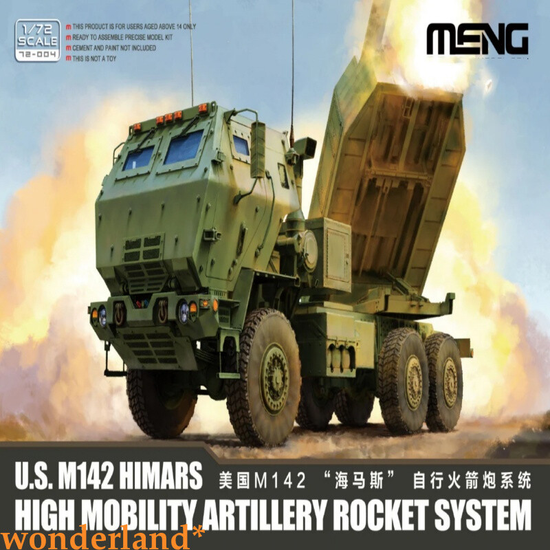 MENG 72004 1/72 U.S. M142 HIMARS High Mobility Artillery Rocket System Model Kit