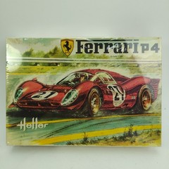 HELLER 1/24 Scale Ferrari P4 Plastic Model Kit L737 NEW & SEALED MADE IN FRANCE