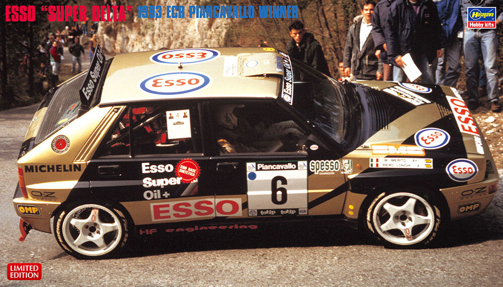 Hasegawa 20402 1/24 Model Rally Car Kit Esso Super Lancia Delta ECR ’93 P.Longhi