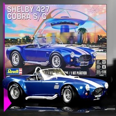 REVELL (CARRERA) 14533 1/24 SHELBY 427 COBRA S/C NO-GLUE MODEL KIT