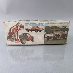 MPC Malco Super Vette 1960 Chevy Corvette Gasser Chris Lang Model Kit Show Car