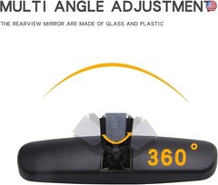 10″ Universal Interior Mirror Kit, 2024 Upgraded Anti-Glare Rear View