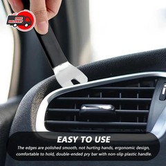 Car Trim Removal Tool Stainless Steel Pry Panel Clip Installer Kit Set