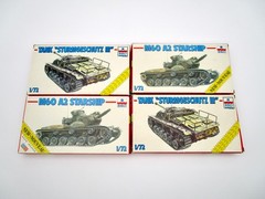Vintage ESCI 1/72 Armor Model Kit Lot – M60 A2 Starship 8316 & StuG III 8328