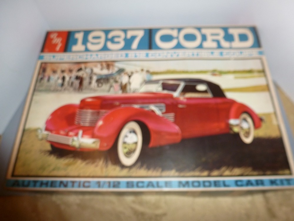 AMT 1/12 1937 CORD SUPERCHARGED 812 CONVERTIBLE COUPE #370
