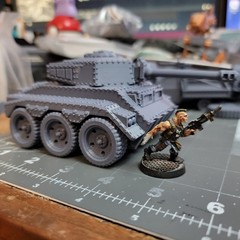 Bullfrog AFV (Imperial Guard Alternate Model For Tabletop Wargaming In Space)