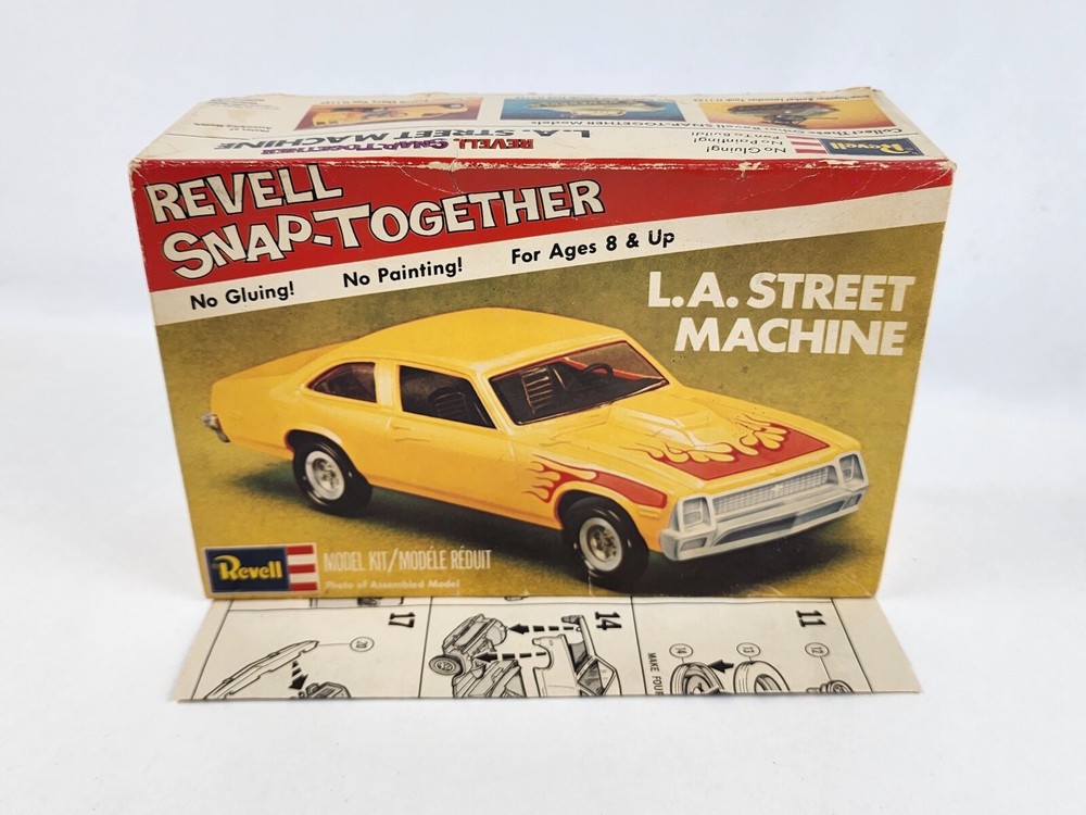 Empty Box for Vintage Revell LA Street Machine Snap-together Model Kit