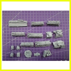 1:35 Casting Resin Model Assembly Kit, GK， Tiger tank stockpile modification,…
