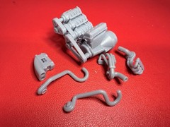 Triple Supercharged/ dual Turbo engine easy build