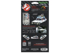 ECTO-1 WHITE “GHOSTBUSTERS” (1984) STEEL MODEL KIT BY METAL EARTH ICX230