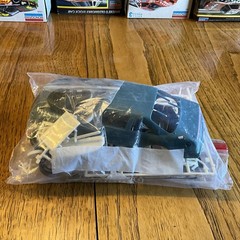 Built Model Car, 1990 Monogram Stock Car STARTED, INCOMPLETE, MODIFIED For Parts
