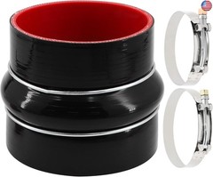 Straight Silicone Reducer Coupler Hose ID 4 to 4-1/2 inches 4 Ply Polyester