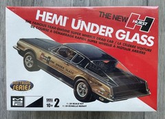 HURST HEMI UNDER GLASS Plymouth Barracuda MPC Model Kit #38418 1/25 SEALED BOX