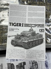 Tiger I SdKfz 181 Ausf. E Late Version 1/35 Scale Tamiya Unassembled Kit#MM-146