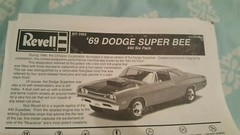 Revell Kit 2363~ ’69 Dodge Super Bee 440 Six Pack *Instructions Only