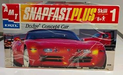1998 AMT ERTL Snapfast+ Dodge Concept Car Model 8129 Kit NIOB Sealed Bag VTG