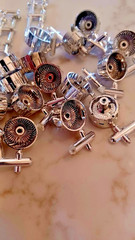 16 pc BLEM BAD Hoppin Hydros 1/24 scale ROLLERZ CHROME Rims Model Car LOWRIDER