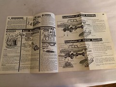 Vintage Annual AMT 1962 Ford F100 Pick Up Model Kit Instructions Sheet