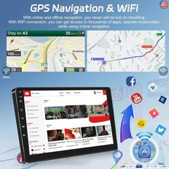 [2+64G] NHOPEEW for Toyota Corolla Levin Car Radio 2014-2017 with Wireless